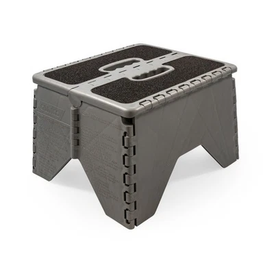 CAMCO Plastic Silver Folding With Non Skid Step Stool 43635 - Image 1 of 4