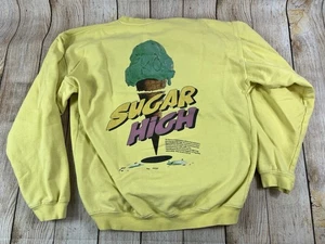 Cody Ko "Sugar High" 2021 Official Merch gelbes Sweatshirt mit Rundhalsausschnitt Größe Large - Bild 1 von 8