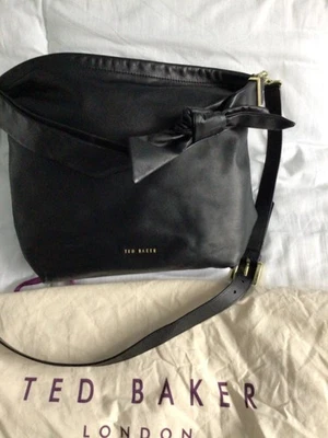 Ted Baker Soft Leather Black Hobo Bag - Image 1 of 4