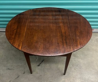Antique 19th c English Mahogany Drop Leaf Pembroke Side End Accent Table - Image 1 of 4