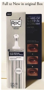 RoC Derm Correxion Eye REPAIR, DARK CIRCLE CREAM Full Sz New In Original Box  - Picture 1 of 3