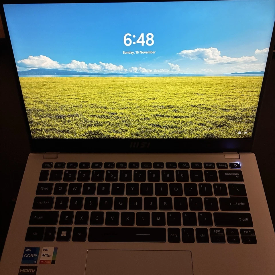 MSI Modern 14 C12M-222AU I7-1255U 16GB 512GB SSD WIFI BT HDMI USB-C FHD 14" W11 - image 1 of 4