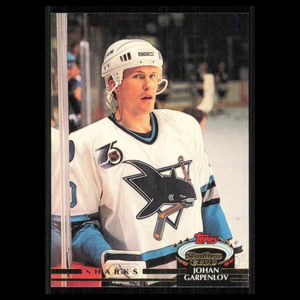 Johan Garpenlov #212 1992 Stadium Club San Jose Sharks Hockey Card NHL NM - Picture 1 of 3