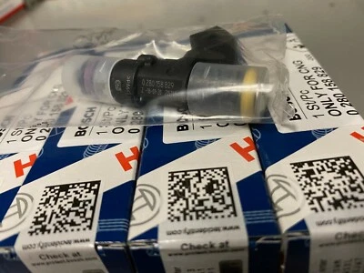 0280158829 GENUINE Bosch 210lb/hr High Impedance Fuel Injector EV1 48mm (8pc) - Image 1 of 4