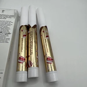 Pack of 3 Smileactives Teeth Whitening Pen Peppermint Bark 0.11 fl oz 3.3ml - Picture 1 of 1