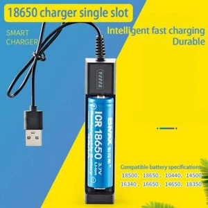 3.7V Akku Ladegerät Li-ion Batterie USB Charger Für 16340/14500/2665 - Bild 1 von 8
