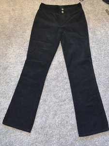 VINTAGE New Rampage American People Corduroy Black Flare Pants Sz 1/2 RARE - Picture 1 of 6