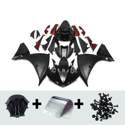 Red Black Fairing Kit For Yamaha YZF R1 2009 2010 2011 YZF1000 Plastic Bodywork - Image 1 of 4