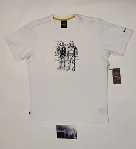 Columbia Star Wars Boba Fett Tee Men's Size Large White + BONUS COLLECTOR CARD - Picture 1 of 6