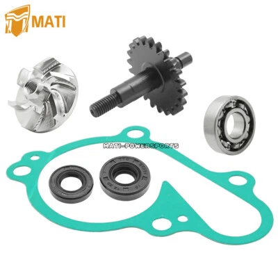 Water Pump Impeller Shaft Gear Seal Gasket Repair Kit For Yamaha YZ125 1998-2004 - Image 1 of 4