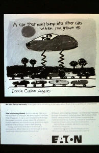 FUTURE AD (1977) Eaton A CAR THAT WON'T BUMP INTO (Future Report*) OF - Picture 1 of 1