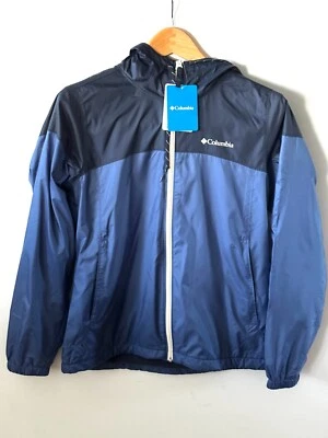 Columbia Warm Hooded Windbreaker Jacket Small Blue BNWT UK Small Walking Hiking - Image 1 of 4