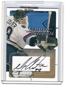 2003-04 BAP Ultimate Memorabilia Gold #85 Dan Cloutier Auto #4/35 (ref 72877)