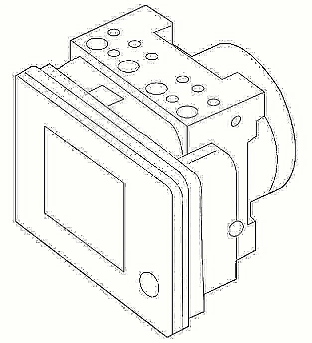 2017 2018 MAZDA 3 USED ABS PUMP MODULATOR VALVE MODULE B6Y2-43-7A0 B6Y2437A0 - Image 1 of 1