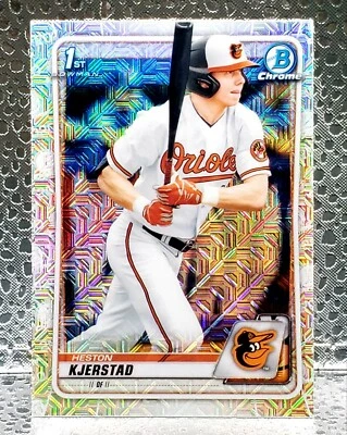 Heston Kjerstad - 2020 Bowman Chrome RC ASIA EDITION REFRACTOR - ORIOLES  - Image 1 of 4