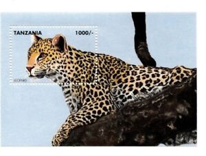 Tanzania 1995 Predators Of Africa - Leopard Souvenir Sheet - MNH