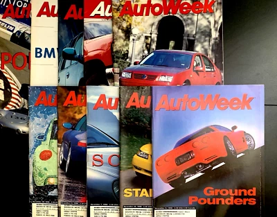 VINTAGE LOT OF 10 1998 AUTOWEEK MAGAZINES - Image 1 of 4