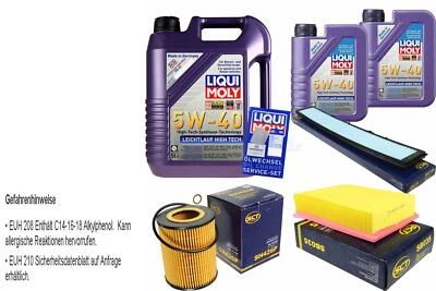 LIQUI MOLY, SCT GERMANY KIT INSPECCIÓN FILTRO LIQUI MOLY ACEITE 7L 5W-40 BMW SERIE 3 E46 320I 323I 325I 320