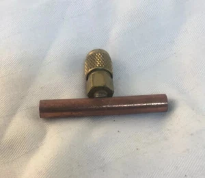 CD Industries 1/4" Access Valve Tee,Brass/Copper CPR-101 - Picture 1 of 6