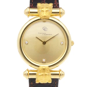 Carrera y Carrera Panther Watches 304 K18 yellow gold 3P Diamond used - Picture 1 of 9