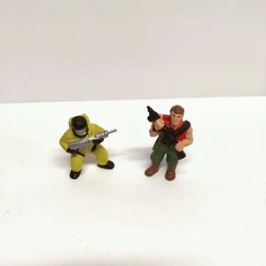 Vintage 1987 Combat Commandos Panosh Action Figure 2.5" LOT OF 2 Rare - Picture 1 of 2