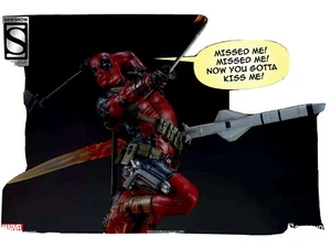 SIDESHOW EXCLUSIVE DEADPOOL Heat-Seeker PREM FORMAT FIGURE STATUE X-MEN..not XM - Picture 1 of 12
