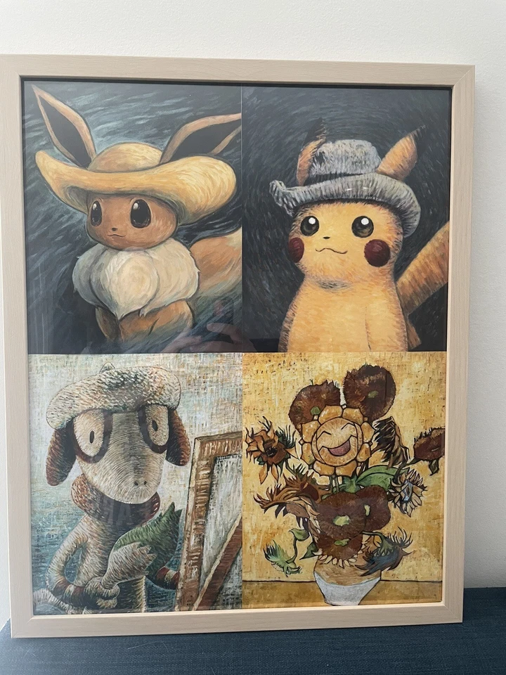 Exclusivo Centro Pokémon x Museo Van Gogh Colaboración Obras de Arte Impresiones Pokémon Foto 1 de 1