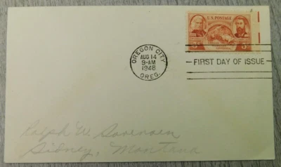 First Day Of Issue Organ Territory Centennial 1948 Vintage Stamp Envelope Cover - Image 1 of 4
