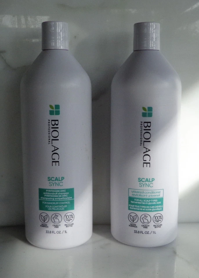 DUO Matrix Biolage Scalp Sync Antidandruff Shampoo and conditioner Liter 33.8 oz - Image 1 of 2