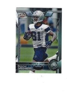 2015 Topps Chrome #187 Deontay Greenberry RC DALLAS COWBOYS - Picture 1 of 1