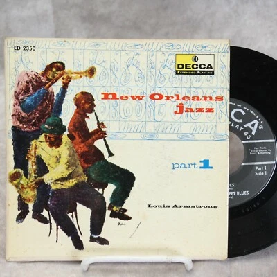 Louis Armstrong 45 RPM Coal Cart Blues / Down In Honky Tonk Town/2:19 Blues EP - Image 1 of 4