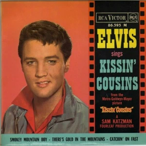 ELVIS PRESLEY KISSIN' COUSINS FRENCH ORIG OST EP 45 PS 7" - Imagen 1 de 1