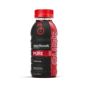 Cheribundi PURE Tart Cherry Juice - 100% Pure Tart Cherry Juice, No Sugar Added - Picture 1 of 8