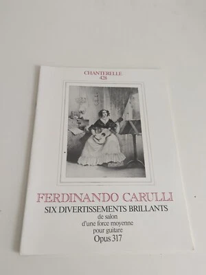 Carulli 6 Pieces For Classical Guitar Rare Sheet Music - Image 1 of 4