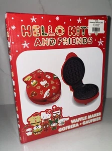 Hello Kitty and Friends Sanrio Rot Urlaub Weihnachten Mini Waffeleisen Neu - Bild 1 von 6