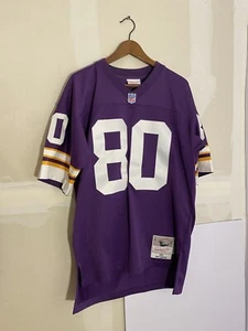 100% Authentic Cris Carter Mitchell & Ness 1995 Vikings Legacy Jersey Mens - Picture 1 of 9