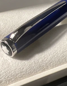 Montblanc Navy Blue Cruise Ballpoint 113072 MB113072 - Picture 1 of 7