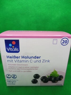 3 x Vitalis® Heiße Holunder mit Vitamin C und Zink; á 20 Bt á 5 g