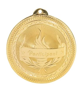 Participant Medals Award Trophy W/Free Lanyard FREE SHIPPING BL313 - Picture 1 of 2