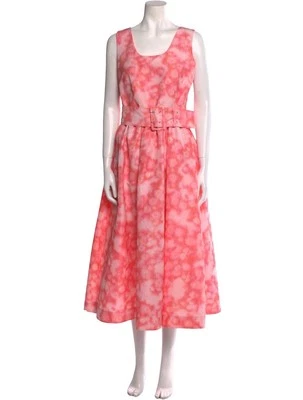 Molly Goddard Abstract Floral Tie Dye Tent Dress Pink Orange Princess Garden 2 - Image 1 of 4