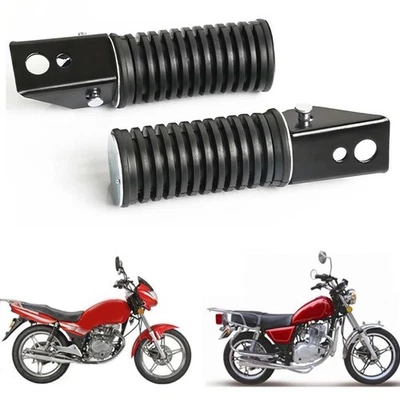 2Pcs Alloy Motorcycle Footrests Front Rear Foot Pegs Foldable and for Motocross - Image 1 of 4