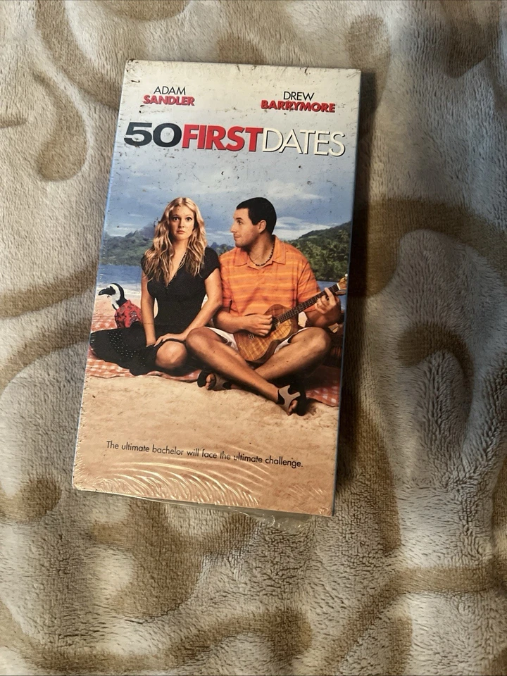 50 First Dates VHS 2004  Adam Sandler Drew Barrymore BRAND NEW SEALED - Image 1 of 2