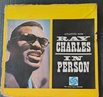 Ray Charles In Person LP Vinyl 8039 Atlantic - Image 1 of 4