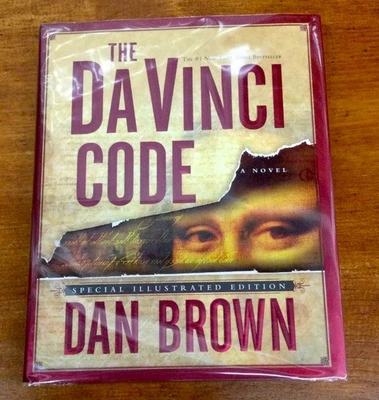 SIGNED — The Da Vinci Code Illustrated Ed  — by Dan Brown 1st Edition HC DJ 2003 Foto 1 de 2