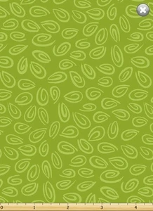 Tela de edredón verde mediano remanente monótono 34" largo Susybee 20103-860 - Imagen 1 de 1