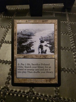 *P R 0 X Y* Mtg Magic The Gathering Polluted Delta Trading Card *P R 0 X Y* - Image 1 of 3