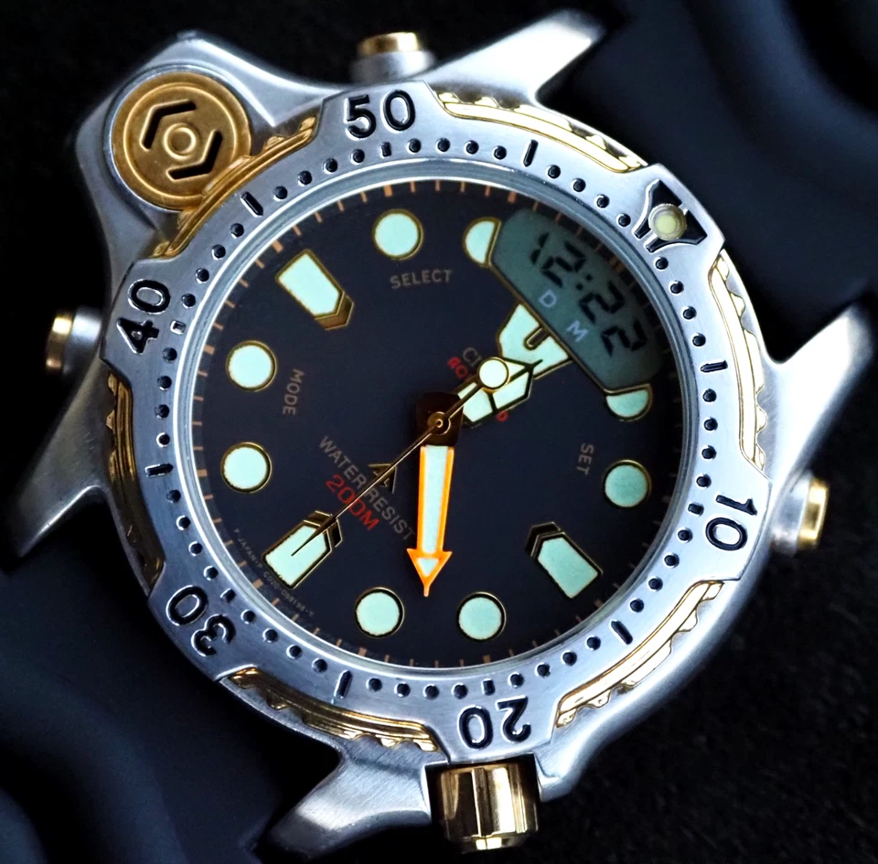 Reloj de buceo Citizen C023 Promaster Aqualand 200M sensor de profundidad - C021 C023 Foto 1 de 4