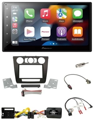 Pioneer DAB Bluetooth 2DIN USB Lenkrad Autoradio für BMW 1er man. Klima E87/E88/ - Bild 1 von 4