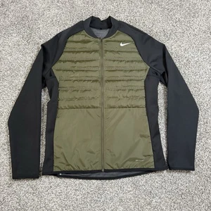 Nike Aeroloft Golf Hyperadapt Jacket Green Black Size Medium 801889-325 - Picture 1 of 7
