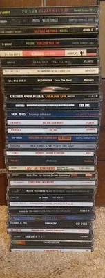 30 CD Lot  Heavy Metal Hard Rock Poison Scorpions Soundgarden Lot  - Image 1 of 4